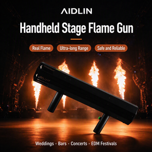 Handheld Stage Flame Gun 200W DMX512 Real Flame Thrower Machine for <strong>DJ</strong> Club Concert Wedding Stage Effect - Product Image 2