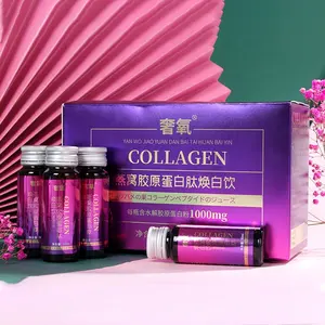 Anti-aging Fruit Vegetable Beverage Liquid Collagen Customized Package Beauty Collagen Drink