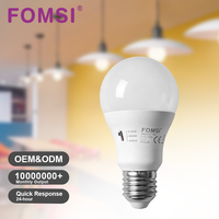 Bombilla LED FOMSI de Alta Calidad, 9W, E27/E14, 3CCT, Interruptor DIP, Espectro Completo, Venta al por Mayor de Fábrica