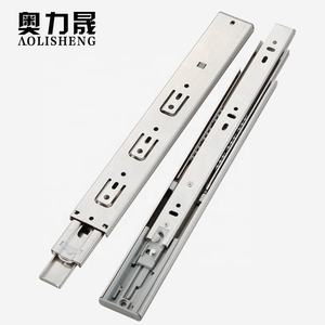 Rail de glissière de glissière de tiroir de Surface balayée par Extension complète de Rail de 26 pouces d'acier inoxydable de roulement à billes 3 pour des meubles - Product Image 3