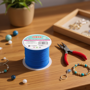 Cordoncino Elastico ILAN 1.2mm 10M Blu per Creazione di Gioielli - Product Image 3