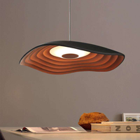 Luminaire suspendu style Wabi Sabi en forme de feuille de lotus, simple et moderne, pour restaurant, bar, comptoir, chambre à coucher, chevet, maison d'hôtes, ambiance créative