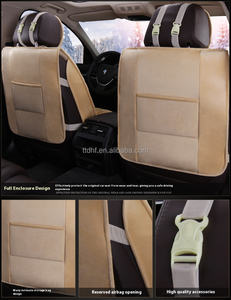 ที่หุ้มเบาะรถยนต์รอบทิศทางสำหรับผู้หญิงหนังอเนกประสงค์สีแดงพร้อมวัสดุกำมะหยี่ระบายอากาศสำหรับรุ่น <span class=keywords><strong>Touran</strong></span> - Product Image 5