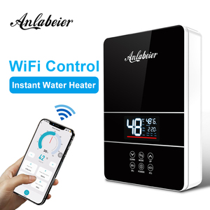 Calentador de Agua Eléctrico con Control Remoto Más Eficiente, con Pantalla LED WiFi y Carcasa de Plástico para Uso en Hoteles y Hogares - Product Image 1
