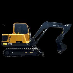 Mini-excavatrice sur chenilles Volvo 55 Ec55 d'occasion, 5,5 tonnes, avec moteur et boîte de vitesses, 100% prête, excellent état - Product Image 1
