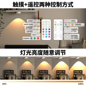 Luz Nocturna Magnética Gp, Luz LED Portátil para Gabinete, Recargable por USB C, Luz Decorativa para Entrada - Product Image 4