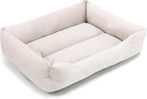 Lit pour chien orthopédique en mousse à mémoire de forme imperméable de luxe, modèle 2024, avec housse amovible et lavable, design nid d'abeille. - Product Image 3