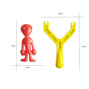 참신 플라스틱 재미 Catapult Tpr 스트레치 스티커 외계인 Slingshot 프로모션 비행 장난감 - Product Image 2