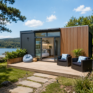 Vacation Home Solution Using <b>Prefab</b> Expandable Container <b>House</b> 20ft with Kitchen Bathroom Design and Efficient Space Planning - Product Image 1