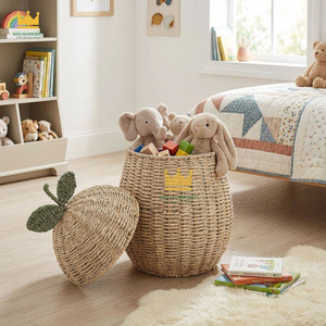 New Arrival Pear Shape <b>Storage</b> Basket Basket Toys Organizer <b>Storage</b> Basket <b>Kids</b> Room Decoration OEM - Product Image 5