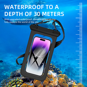Étui <span class=keywords><strong>étanche</strong></span> pour téléphone portable IPX8, en PVC, sac pour téléphone, étui <span class=keywords><strong>étanche</strong></span> pour téléphone pour la plage, la natation, le kayak, les activités de plein air - Product Image 3