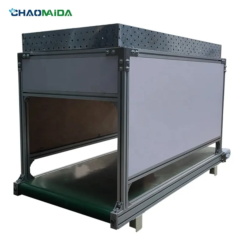 Logistics transport single layer belt conveyor cooling air curtain machine