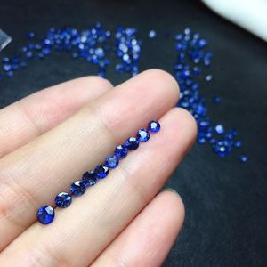 <span class=keywords><strong>Piedra</strong></span> <span class=keywords><strong>de</strong></span> <span class=keywords><strong>Zafiro</strong></span> Azul Natural Pequeña, Tamaño Completo 0.8-1.9mm, Corte Brillante, Material <span class=keywords><strong>de</strong></span> Diamante <span class=keywords><strong>de</strong></span> 1ct para Joyería - Product Image 6