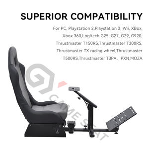 GY026 ODM OEM Diversified Cheap Racing Chair Gaming Simulator Driving Full Set <span class=keywords><strong>Cockpit</strong></span> para Thrustmaster T300RS,TX Racingwheel,PC - Product Image 6