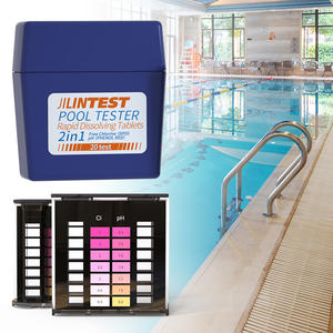 Kit de test de <span class=keywords><strong>piscine</strong></span> avec comprimés à dissolution rapide 2 en 1 Bandelettes de test de pH au chlore précis, au brome pour spa de <span class=keywords><strong>piscine</strong></span> et <span class=keywords><strong>eau</strong></span> de bain à remous - Product Image 6