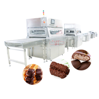 Vente chaude Machines industrielles entièrement automatiques pour l'enrobage et la saupoudrage de chocolat