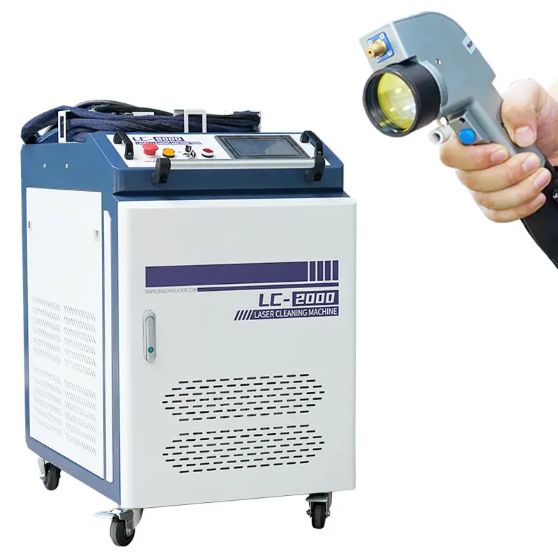 1000W handheld laser cleaning machine drastic advantage over traditional cleaning beat sandblasting, dry ice blasting, and other