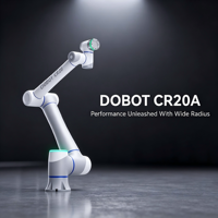 Brazo Robótico Colaborativo DOBOT CR20A de Alta Resistencia, 20 kg de Carga Útil, 6 Ejes, Cobot Industrial Compacto para Atención de Máquinas y Empaquetado
