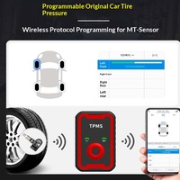 Herramienta de Programación TPMS Inalámbrica Bluetooth para Automóviles, Programador de 315/433MHz para el 98% de los Vehículos, Reemplazo OEM, Sensor Universal