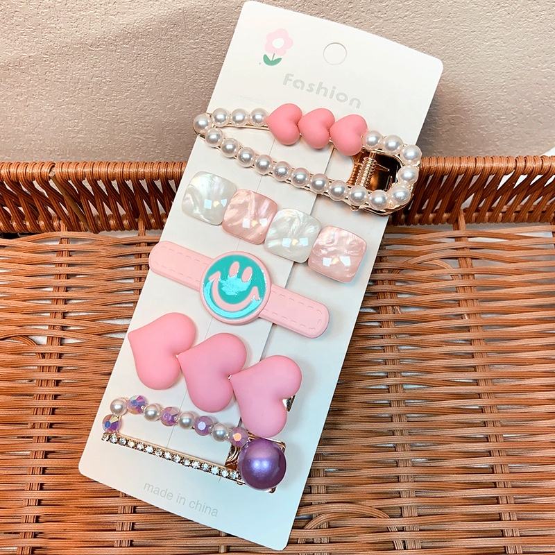 High Quality Hair Accessories Set Lady Girls Bear Hair Clip, Fashionable  Hair Barrettes