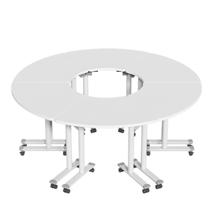 Table de formation pliante portable moderne bureau modulaire et bureau d'étude bureaux de <span class=keywords><strong>conférence</strong></span> pliables pour la formation et les réunions - Product Image 5