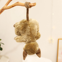 Peluches animales : Lémur aux grands yeux, poupée compagnon pour enfants, peluche super douce, cadeau et jouet anti-ennui