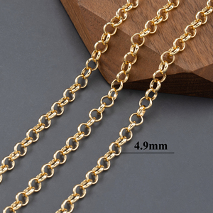 C174 Vòng Kim Loại Nhiều Kích Cỡ Vòng Cổ Tự Làm Vòng Tay Phụ Kiện Làm Trang Sức, 3 Mét/lô - Product Image 6