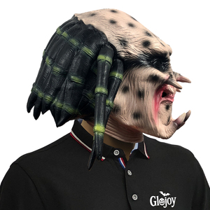 Máscara de látex estilo Guerrero Alienígena inspirada en Depredador para disfraz de Halloween - Product Image 2