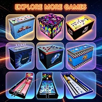 Machine de jeu d'arcade à balles de golf LED avec affichage numérique du score pour événements de carnaval, location, divertissement intérieur et centres de divertissement familial (FEC)