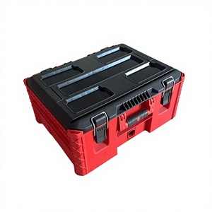 Valise de rangement d'outils professionnelle à grande capacité, étanche, en <span class=keywords><strong>plastique</strong></span>, avec fermeture, <span class=keywords><strong>60L</strong></span>, double roues pivotantes, personnalisable OEM/ODM - Product Image 3
