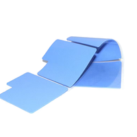 Coussin thermique en silicone conducteur Bule 4W/m.k 100*100mm pour GPU, CPU, dissipateur thermique d'ordinateur portable, haute température