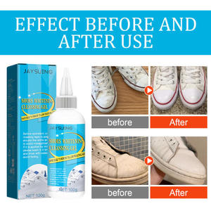 Gel nettoyant blanchissant pour chaussures Jaysuing, sans rinçage, éliminateur de taches latérales et polisseur éclaircissant - Product Image 2