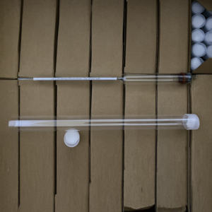 Densitomètre de lait en verre avec thermomètre hydromètre pour mesurer la densité - Product Image 2