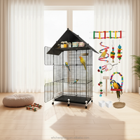 Cage à oiseaux de luxe haute résistance pour agapornis à vendre – Design élégant pour agapornis en cage – Cage à oiseaux de luxe pour agapornis