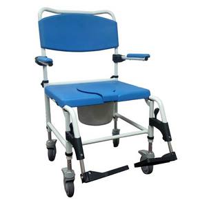 Silla de ruedas Manual multifuncional portátil CT8502L, silla de ducha para discapacitados, reposabrazos abatible, equipo de seguridad para el baño, ayuda para la movilidad - Product Image 2