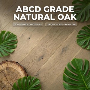 <span class=keywords><strong>Parquet</strong></span> en bois d'ingénierie multicouche en chêne blanc 12mm 14mm, écologique, à clipser, antidérapant - Product Image 2