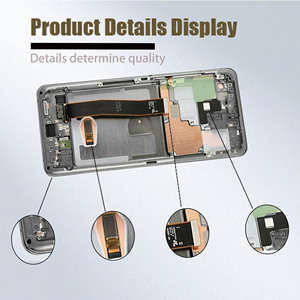 Display OLED da 6,9 Pollici di Alta Qualità con Touch Screen, Pannello Digitale di Ricambio con Cornice per Samsung <span class=keywords><strong>Galaxy</strong></span> <span class=keywords><strong>S20</strong></span> Ultra - Product Image 3