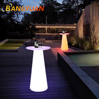 Table de bar LED, mobilier de bar, éclairage de boîte de nuit, table de bar LED pour boîte de nuit, mobilier de fête LED, table LED d'extérieur