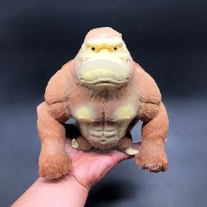 Fournisseur chinois OEM ODM Jouets <span class=keywords><strong>anti</strong></span>-<span class=keywords><strong>stress</strong></span> en TPR Singe Chimpanzé à presser Jouets sensoriels à <span class=keywords><strong>forte</strong></span> élasticité Jouet à presser Gorille moelleux - Product Image 4