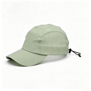 Lightweight Breathable 5-Panel Canvas Running Cap Summer Outdoor Sports <b>Hat</b> for Hiking Golf & Travel Casual Use - Product Image 3