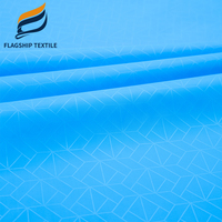 Tissu en nylon 40D sans PFC avec revêtement DWR et embossage PU pour sacs à dos d'extérieur et vestes imperméables