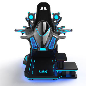 Avion et hélicoptère de PC en métal de simulateur de vol de la rotation 360 commerciale 9D VR pour l'utilisation de centre commercial de divertissement à la maison d'intérieur - Product Image 6