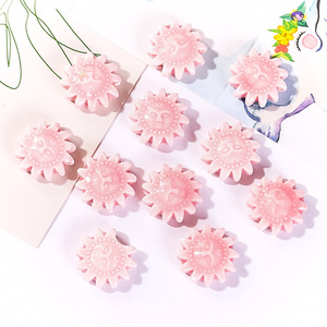 2025 pintado a mano Retro Rosa tulipán mariposa cuentas DIY pulsera collar accesorios acrílico plástico Lucite cuentas hechas a mano - Product Image 4