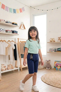 <b>Ladies</b> 2/4 Satin Short Pants Size M Smooth Soft Fabric Elastic Waist Casual Home Wear Sports Inner <b>Slip</b> Shorts - Product Image 5