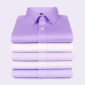 Camisa informal de estilo inglés para hombre, camisas formales a cuadros de talla grande, de manga larga - Product Image 3