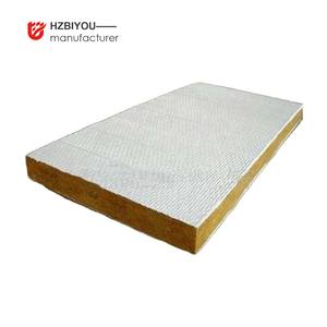 EN materiali ignifughi 2 ore di pannelli tagliafuoco con rivestimento ablativo in fibra minerale Batt lana di roccia fuoco testati - Product Image 1