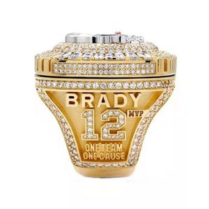 Anillo de Campeonato de los Tampa Bay Buccaneers, Aleación de Oro, Recuerdo para Fanáticos, Joyería Unisex - Product Image 2