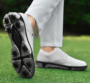 Zapatos de Golf para Hombre, Deportivos, de Exterior, Transpirables, de Lujo, Antideslizantes, Profesionales, con Púas, Modernos, de Cuero de Microfibra Impermeable, Personalizados OEM - Product Image 6