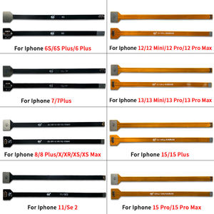 Piezas de repuesto para teléfono móvil, Cable flexible de prueba de extensión de batería para <span class=keywords><strong>Iphone</strong></span> 15 14 13 12 11 Pro Max Mini X XR XS Max 8 7 6 6S Plus - Product Image 2