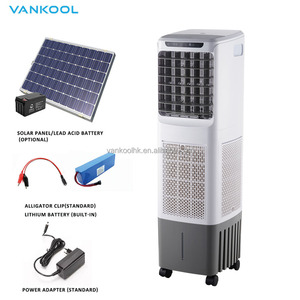 Climatiseur portable solaire pour le camping, climatiseur désertique, refroidisseur d'air AC/DC avec batterie - Product Image 1